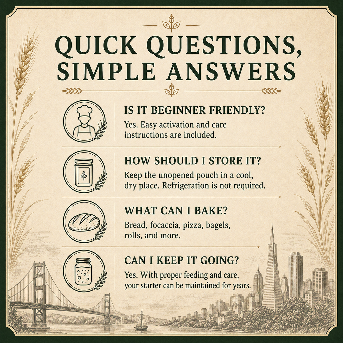 San Francisco-Style Sourdough Starter Culture