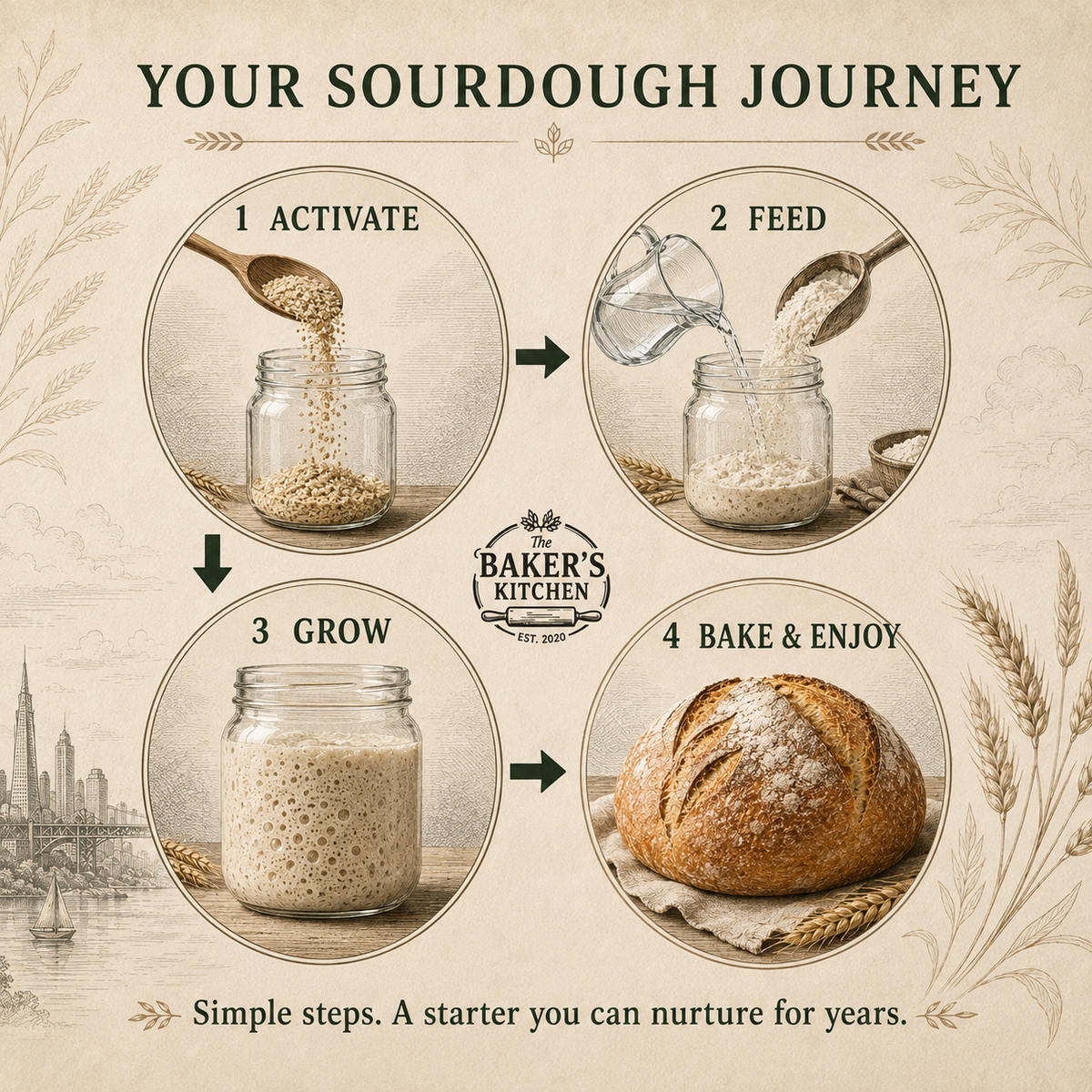 San Francisco-Style Sourdough Starter Culture