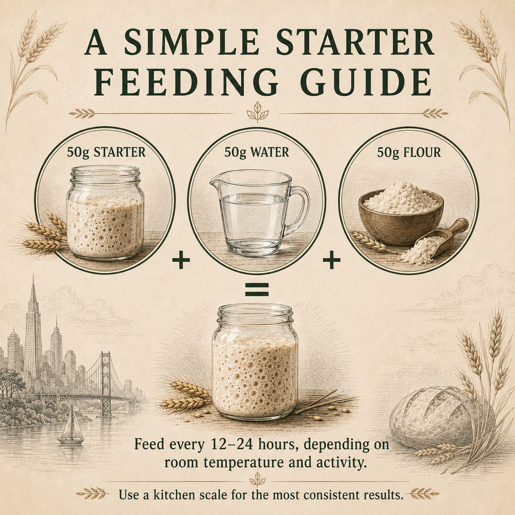 San Francisco-Style Sourdough Starter Culture